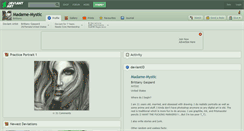 Desktop Screenshot of madame-mystic.deviantart.com