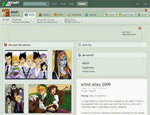 Tablet Screenshot of esuri.deviantart.com