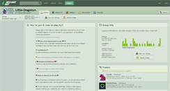 Desktop Screenshot of little-dragons.deviantart.com