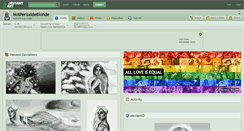 Desktop Screenshot of notperoxideblonde.deviantart.com