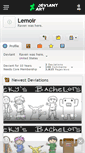 Mobile Screenshot of lemoir.deviantart.com