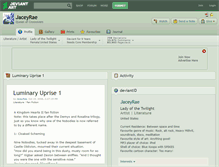 Tablet Screenshot of jaceyrae.deviantart.com