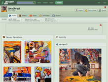 Tablet Screenshot of jacobbrest.deviantart.com