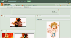 Desktop Screenshot of life-writer.deviantart.com