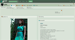 Desktop Screenshot of juliet.deviantart.com