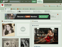 Tablet Screenshot of mrsriordan.deviantart.com