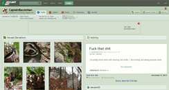 Desktop Screenshot of captainbaconman.deviantart.com