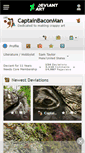 Mobile Screenshot of captainbaconman.deviantart.com