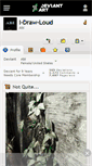 Mobile Screenshot of i-draw-loud.deviantart.com