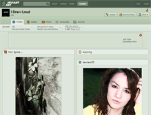 Tablet Screenshot of i-draw-loud.deviantart.com