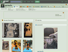 Tablet Screenshot of aoi-inu76.deviantart.com