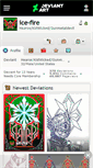 Mobile Screenshot of ice-fire.deviantart.com