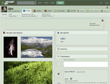 Tablet Screenshot of gjko.deviantart.com
