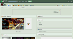 Desktop Screenshot of jtty.deviantart.com