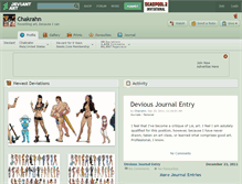 Tablet Screenshot of chakrahn.deviantart.com