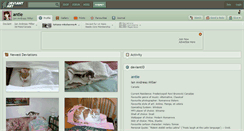 Desktop Screenshot of antie.deviantart.com