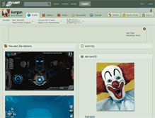 Tablet Screenshot of kergon.deviantart.com