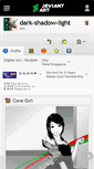 Mobile Screenshot of dark-shadow-light.deviantart.com