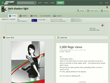 Tablet Screenshot of dark-shadow-light.deviantart.com