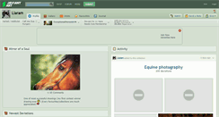 Desktop Screenshot of liaram.deviantart.com