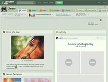 Tablet Screenshot of liaram.deviantart.com