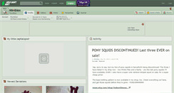 Desktop Screenshot of mimblex.deviantart.com