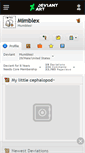 Mobile Screenshot of mimblex.deviantart.com
