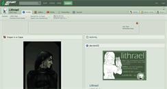 Desktop Screenshot of lithrael.deviantart.com