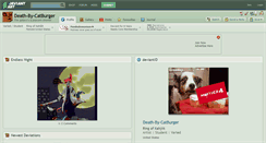 Desktop Screenshot of death-by-catburger.deviantart.com
