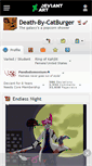 Mobile Screenshot of death-by-catburger.deviantart.com