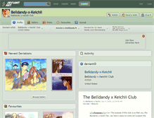 Tablet Screenshot of belldandy-x-keichii.deviantart.com