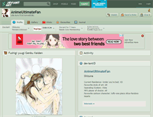 Tablet Screenshot of animeultimatefan.deviantart.com