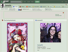 Tablet Screenshot of conzy94.deviantart.com