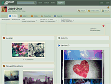 Tablet Screenshot of jaded-jinxx.deviantart.com