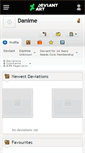 Mobile Screenshot of danime.deviantart.com