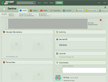 Tablet Screenshot of danime.deviantart.com