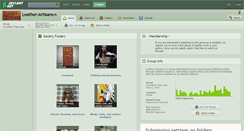 Desktop Screenshot of leather-artisans.deviantart.com