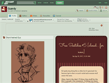 Tablet Screenshot of guardy.deviantart.com