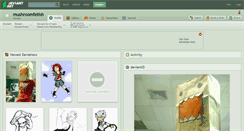 Desktop Screenshot of mushroomfetish.deviantart.com