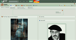 Desktop Screenshot of herot.deviantart.com