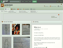 Tablet Screenshot of panda-bearz.deviantart.com