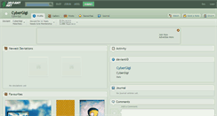 Desktop Screenshot of cybergigi.deviantart.com