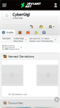 Mobile Screenshot of cybergigi.deviantart.com