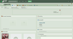 Desktop Screenshot of mateo3390.deviantart.com