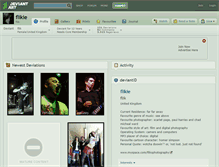 Tablet Screenshot of flikie.deviantart.com