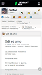Mobile Screenshot of calitoe.deviantart.com
