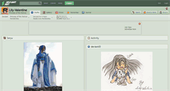 Desktop Screenshot of lily-valentine.deviantart.com