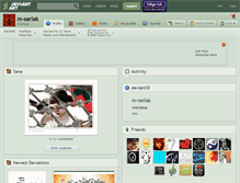 Tablet Screenshot of m-sarlak.deviantart.com