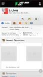 Mobile Screenshot of l-lives.deviantart.com