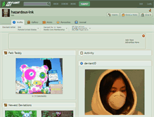 Tablet Screenshot of hazardous-ink.deviantart.com